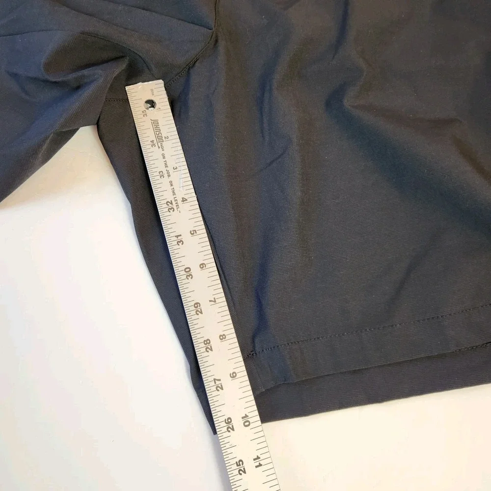NWT Banana Republic Mens Black Comfort Flat Front Shorts Sz‎ 36 Chino Shorts NEW